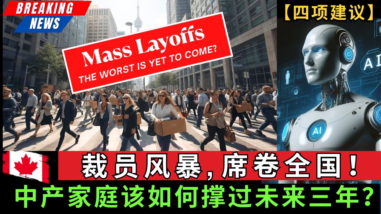 裁员风暴席卷全国，中产家庭该如何撑过未来三年？我将分享今年我本人亲自在做，且也在持续推进的准备工作，希望能跟大家一期交流! 