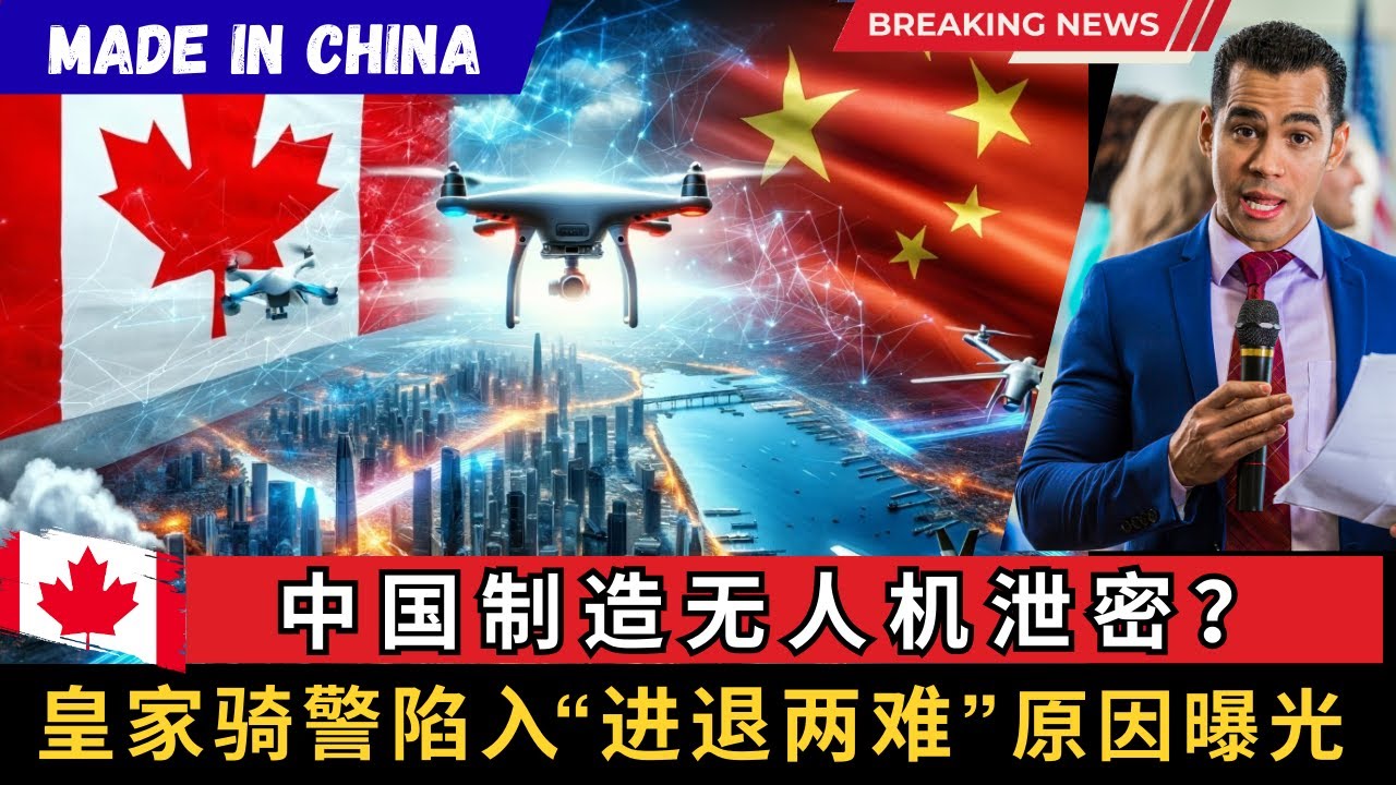 中国制造无人机泄密？皇家骑警RCMP彻底陷入”进退两难”的原因曝光! 带您揭开整件事情背后的关键内幕！