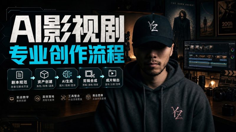 目前最详细的AI影视剧创作专业流程讲解，运用传统影视工业流程思维帮助你制作出更好的AI影视作品-duli 读立